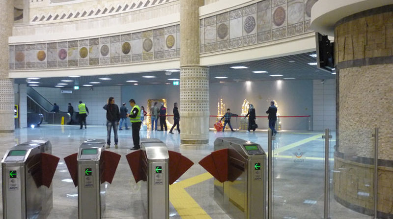 Marmaray'ın açılışı - Yenikapı istasyonundaki Marmaray tüneli ve bekleme salonları-