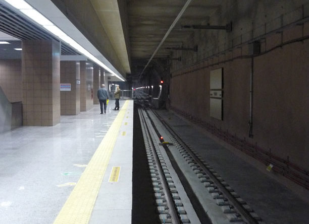 Marmaray'ın açılışı - Yenikapı istasyonundaki Marmaray tüneli ve tren yolu