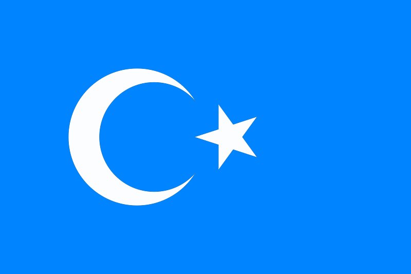 Doğu Türkistan Bayrağı - Gök Bayrak