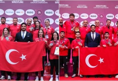 Başkan Taha Akgül'le ilk Avrupa Güreş Şampiyonası'nda 14 madalya